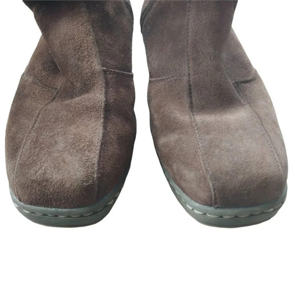 Blondo Canada Leather Suede Winter Fur Trim AquaProtect Boots - Picture 4 of 9